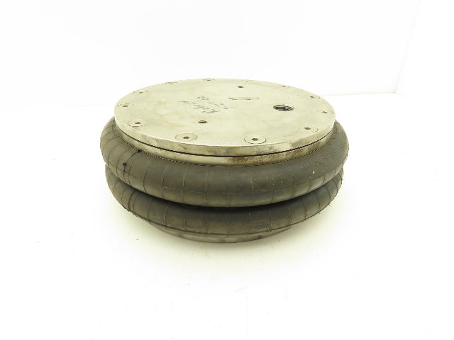 Firestone 22C Airide Airbag Double Convoluted Air Spring 12"OD 10.5" Plate