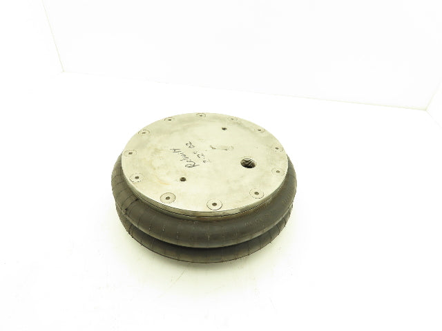 Firestone 22C Airide Airbag Double Convoluted Air Spring 12"OD 10.5" Plate