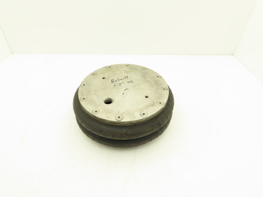 Firestone 22C Airide Airbag Double Convoluted Air Spring 12"OD 10.5" Plate
