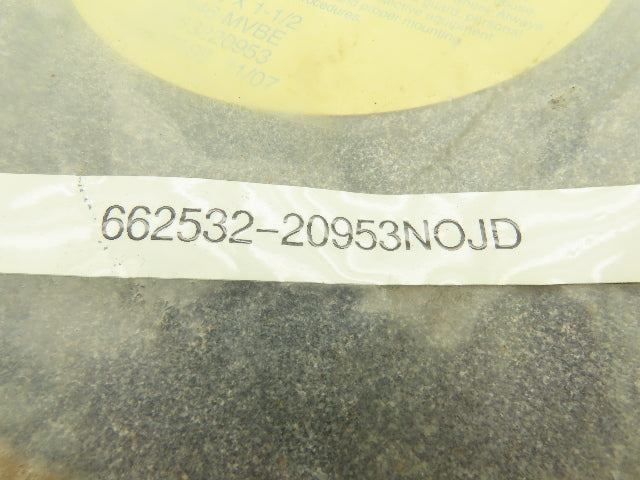 Norton 66253220953 Grinding Wheel 12x2x1-1/2" 2710 RPM  57A46-MVBE