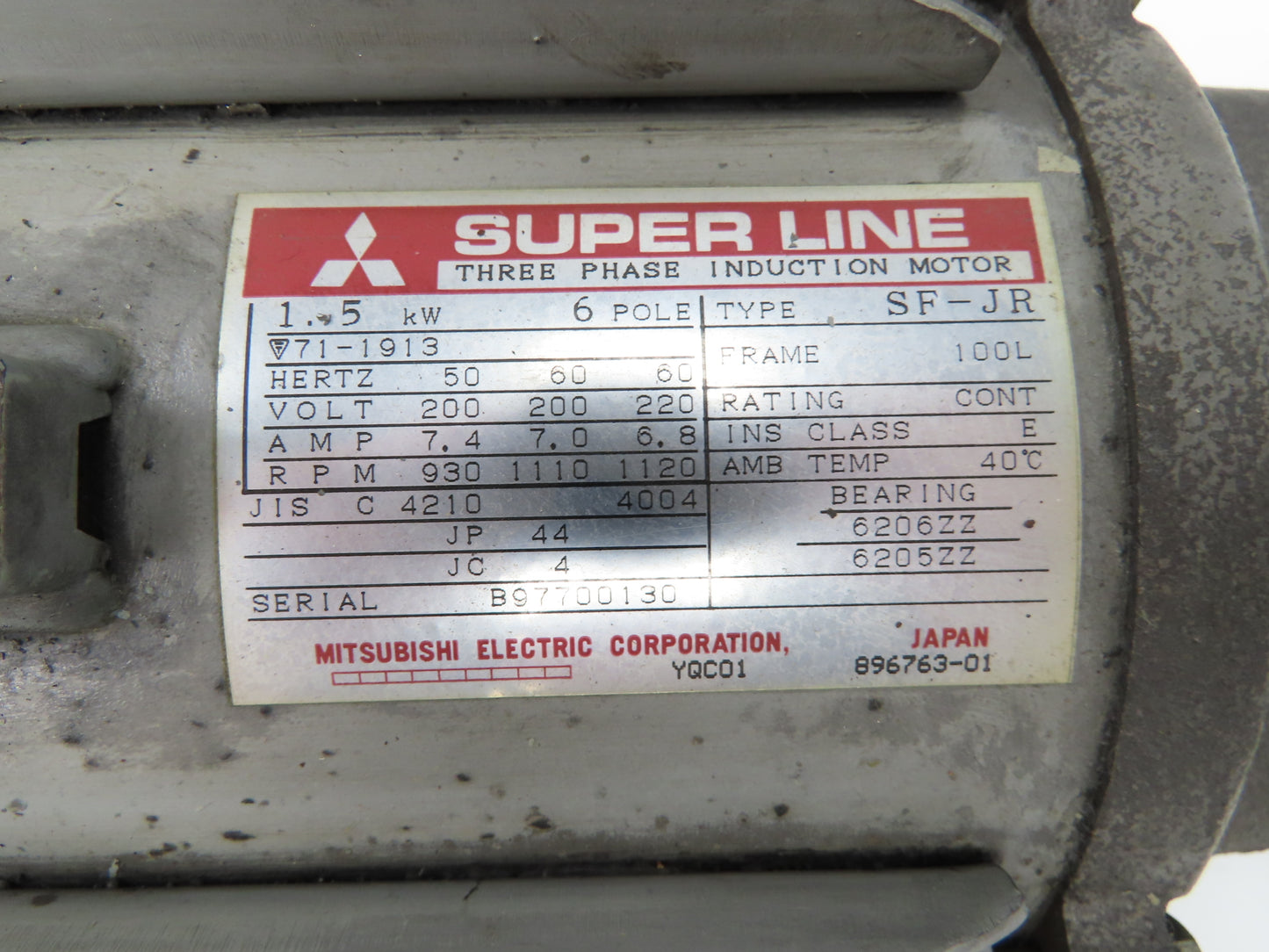 Kuse KSP-MHC30N-DB-15FE Trocho Hydraulic Pump 44L/Min 1.5kw 230V 3PH Motor