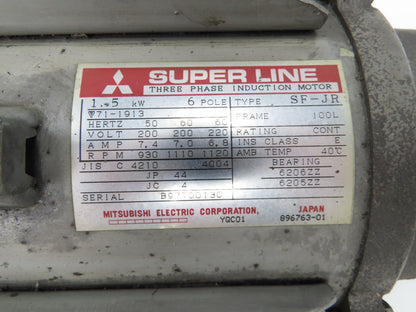 Kuse KSP-MHC30N-DB-15FE Trocho Hydraulic Pump 44L/Min 1.5kw 230V 3PH Motor