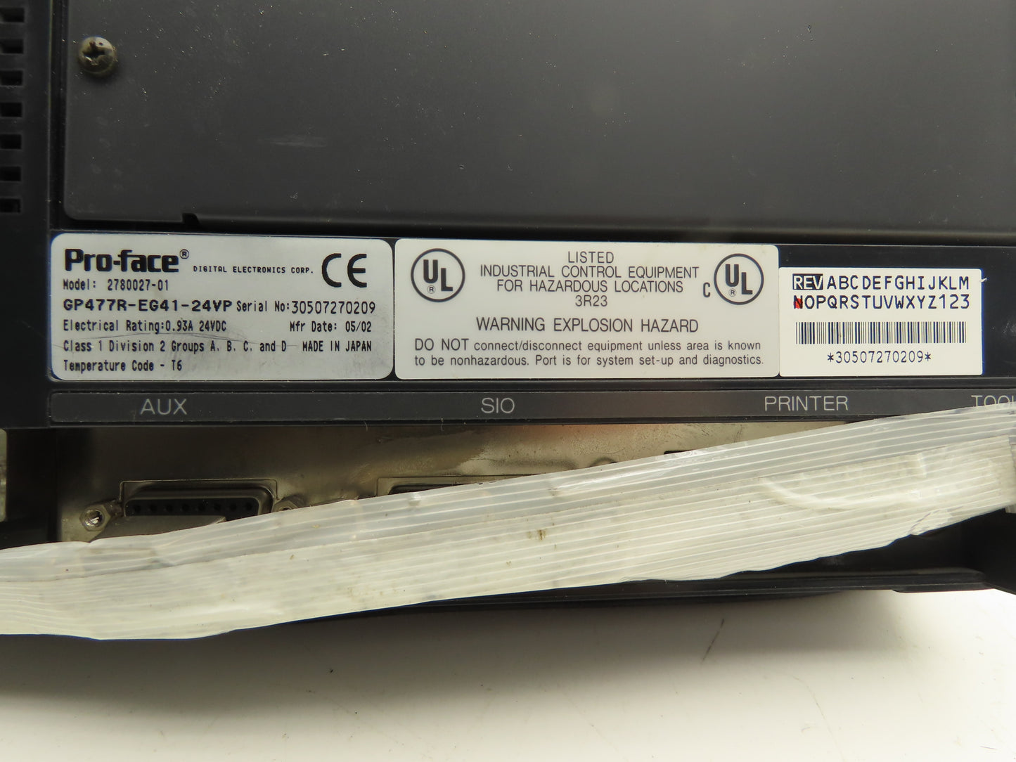 Pro-Face GP477R-EG41-24VP Digital HMI Operator Display Panel 24V