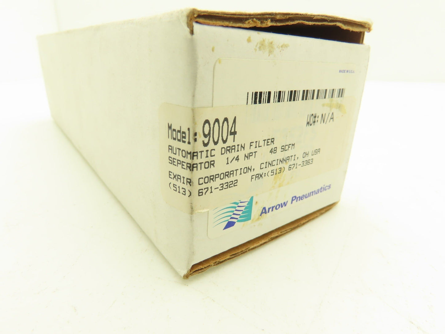 Arrow Pneumatics 9004 Pneumatic Compressed Air Filter 150PSI 1/4"NPT Auto Drain