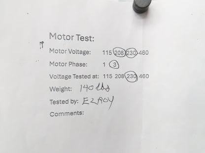 Boston Gear TWF OR MW Gearmotor 900:1 Reducer 1.9 RPM Output 1/4Hp 230V 3PH 56C
