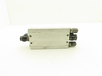 Concordia Fluidtecknik Pneumatic 4 Station Aluminum Manifold Block 3/8" NPT