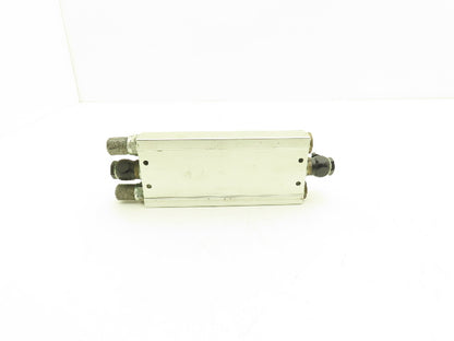 Concordia Fluidtecknik Pneumatic 5 Station Aluminum Manifold Block 3/8" NPT