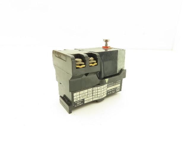 Square D 8501 KP Time Delay Attachment Off-Delay 1NO 1NC