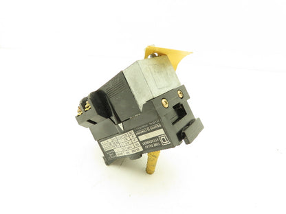 Square D 8501 KU Time Delay Attachment On-Delay 1NO 1NC