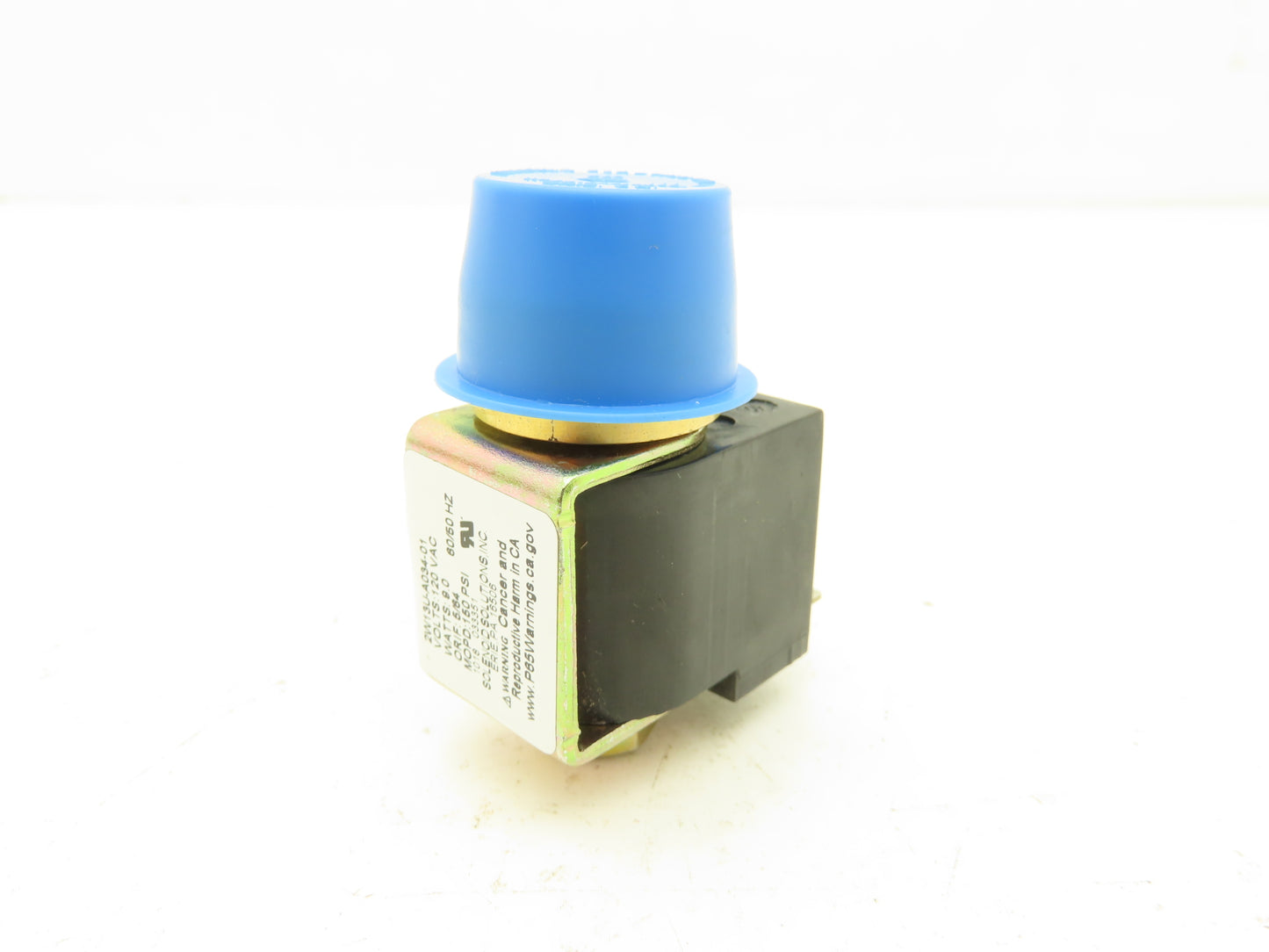 Solenoid Solutions 2W13U-A034-01 Solenoid Coil 120VAC 9W 5/64" Orifice 150 psi