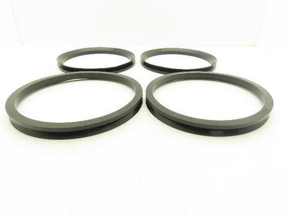 Dichtomatik VA-275 10.925 Nominal Shaft Diameter NBR Buna V-Ring Lot of 4
