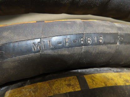 Buckeye Rubber MIL-H-6615 Transfer Hose 1-1/2" x 35'  w/Brass Fittings