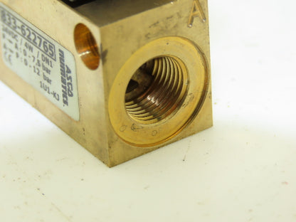 ASCO Numatics 833-622765 Pneumatic Solenoid Valve 24VDC 4W 174 psi