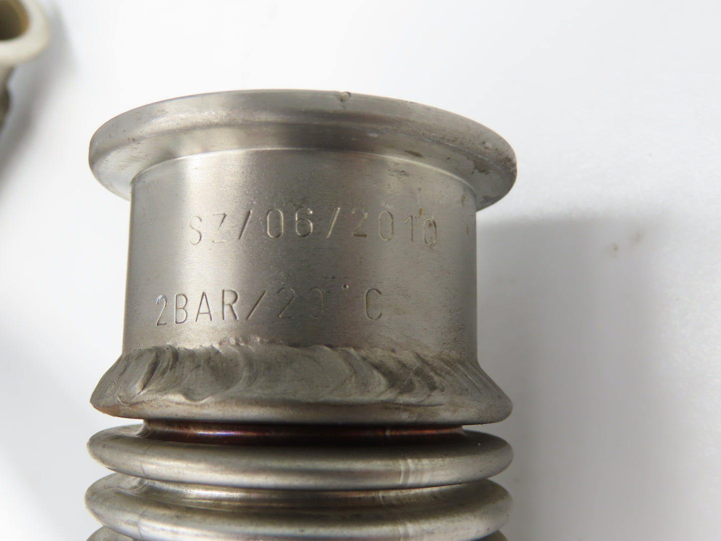 Stainless Steel Flexible Vacuum Hose 1.5"ID x 10'L Flanged Ends ISO-KF NW40