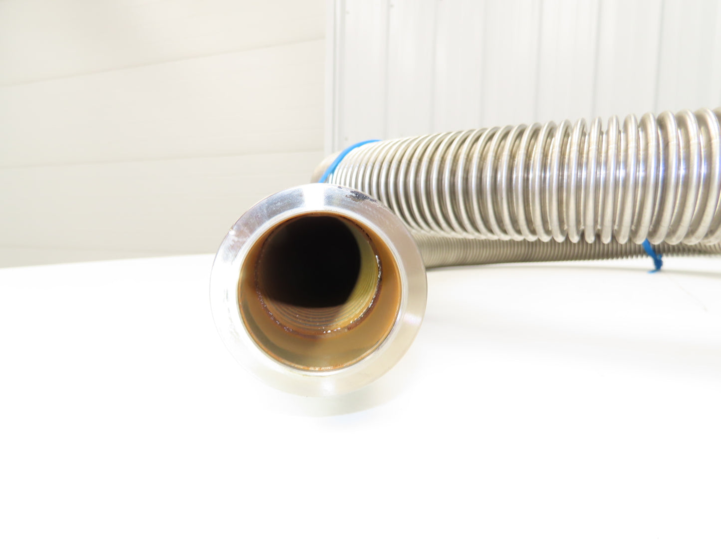 Stainless Steel Flexible Vacuum Hose 1.5"ID x 10'L Flanged Ends ISO-KF NW40