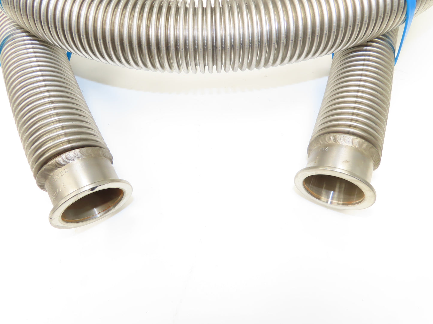 Stainless Steel Flexible Vacuum Hose 1.5"ID x 10'L Flanged Ends ISO-KF NW40
