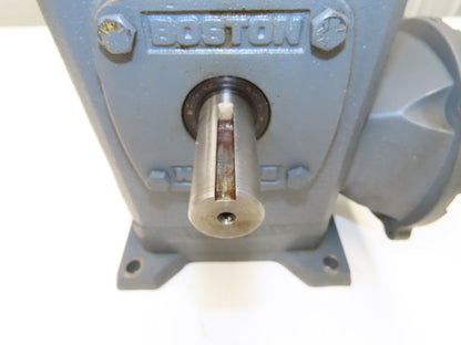 Boston Gear F721BRB-25S-B5-J3 Worm Gearbox 25:1 Reducer 1Hp 70rpm 56C LH