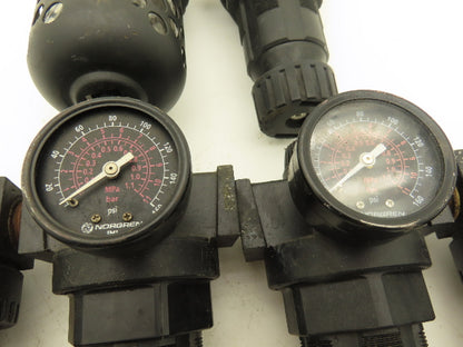 Master Pneumatic R100-4 FD100-4 Regulator Filter Assembly 125 psi 1/2" Lot of 3