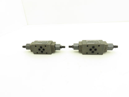 Nachi OCY-G01-W-Y-20 Modular Hydraulic Flow Control Valve Lot of 2