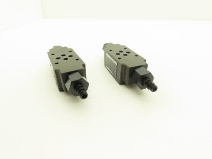 Nachi OCY-G01-W-Y-20 Modular Hydraulic Flow Control Valve Lot of 2