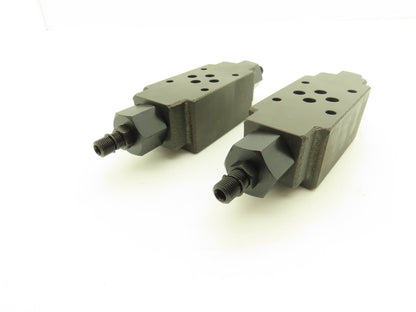 Nachi OCY-G01-W-Y-20 Modular Hydraulic Flow Control Valve Lot of 2
