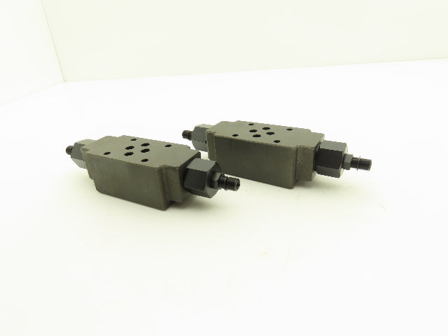 Nachi OCY-G01-W-Y-20 Modular Hydraulic Flow Control Valve Lot of 2