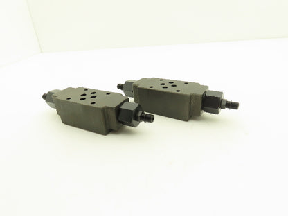 Nachi OCY-G01-W-Y-20 Modular Hydraulic Flow Control Valve Lot of 2