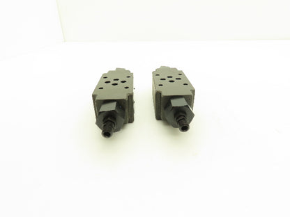Nachi OCY-G01-W-Y-20 Modular Hydraulic Flow Control Valve Lot of 2
