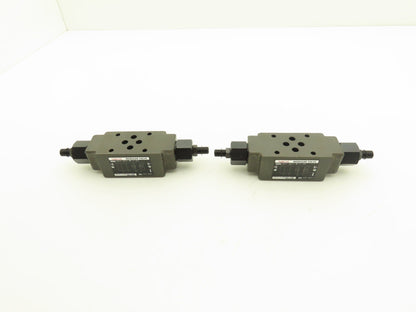 Nachi OCY-G01-W-Y-20 Modular Hydraulic Flow Control Valve Lot of 2