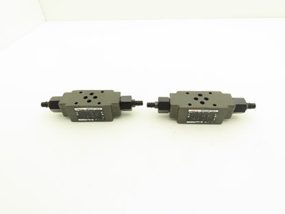 Nachi OCY-G01-W-Y-20 Modular Hydraulic Flow Control Valve Lot of 2