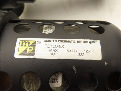 Master Pneumatic FD100-4 | L28D-4 Regulator Filter Lubricator Assembly Lot of 2