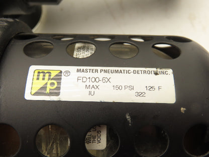 Master Pneumatic FD100-4 | L28D-4 Regulator Filter Lubricator Assembly Lot of 2