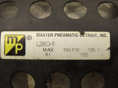 Master Pneumatic FD100-4 | L28D-4 Regulator Filter Lubricator Assembly Lot of 2