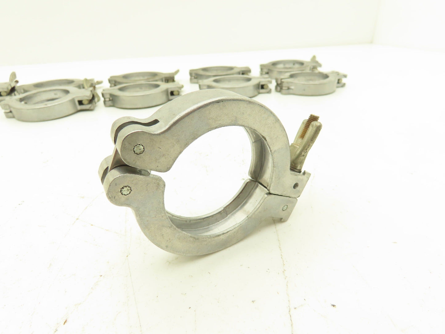 ISO-KF NW40 1.5" Aluminum Vacuum Flange Hinge Clamp Wing Nut  Lot of 10