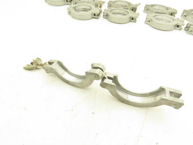 ISO-KF NW40 1.5" Aluminum Vacuum Flange Hinge Clamp Wing Nut  Lot of 10