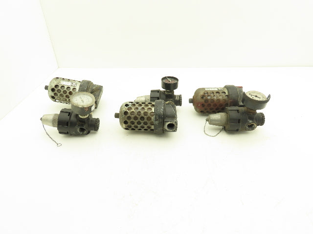 Master Pneumatic Norgren R24-400-RGLA FD100 Regulator Filter Assembly Lot of 3