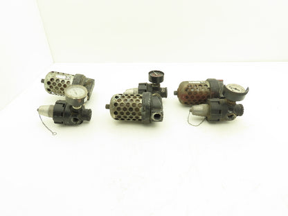 Master Pneumatic Norgren R24-400-RGLA FD100 Regulator Filter Assembly Lot of 3
