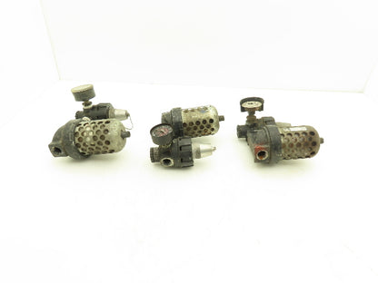 Master Pneumatic Norgren R24-400-RGLA FD100 Regulator Filter Assembly Lot of 3