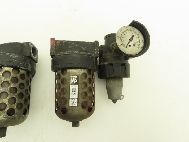 Master Pneumatic Norgren R24-400-RGLA FD100 Regulator Filter Assembly Lot of 3
