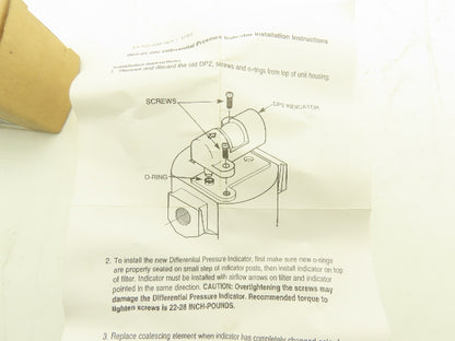 Wilkerson DP2-01-000 Differential Pressure Indicator Lot of 2