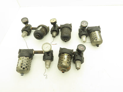 Master Pneumatic Norgren R24-400-RGLA FD100-4 Regulator Filter Assembly Lot of 5