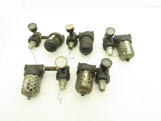 Master Pneumatic Norgren R24-400-RGLA FD100-4 Regulator Filter Assembly Lot of 5