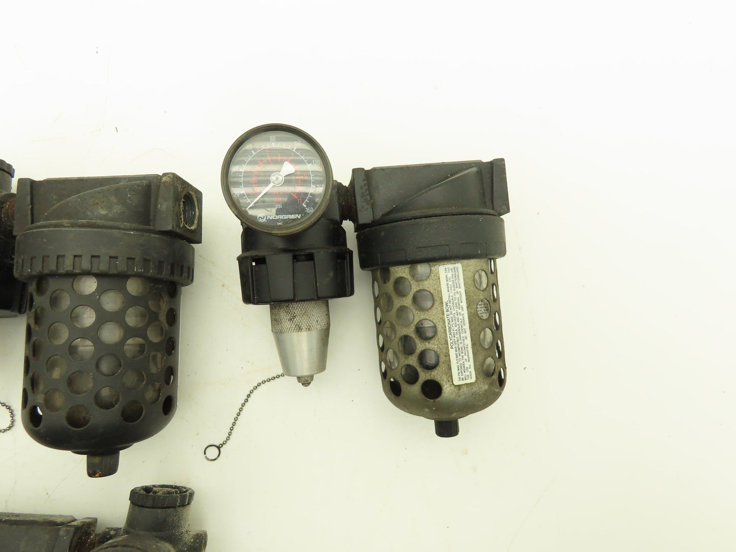 Master Pneumatic Norgren R24-400-RGLA FD100-4 Regulator Filter Assembly Lot of 5