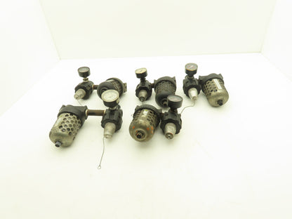Master Pneumatic Norgren R24-400-RGLA FD100-4 Regulator Filter Assembly Lot of 5