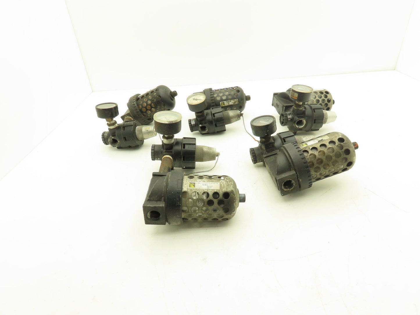 Master Pneumatic Norgren R24-400-RGLA FD100-4 Regulator Filter Assembly Lot of 5