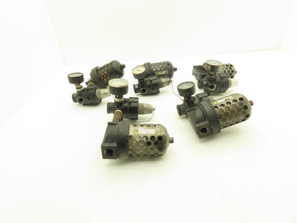 Master Pneumatic Norgren R24-400-RGLA FD100-4 Regulator Filter Assembly Lot of 5