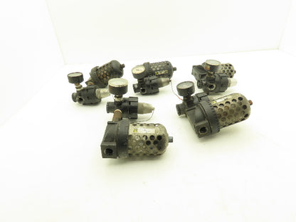 Master Pneumatic Norgren R24-400-RGLA FD100-4 Regulator Filter Assembly Lot of 5