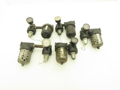 Master Pneumatic Norgren R24-400-RGLA FD100-4 Regulator Filter Assembly Lot of 5