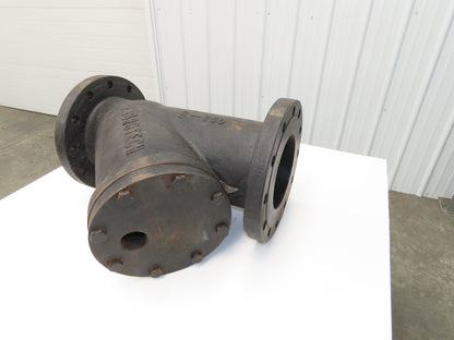 Fabrotech 8-250 Cast Iron Y Strainer Valve 8" Flanged 250PSI Wye