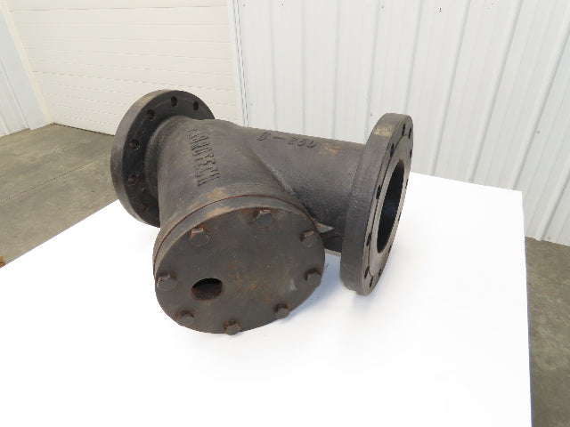 Fabrotech 8-250 Cast Iron Y Strainer Valve 8" Flanged 250PSI Wye